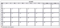 Choisissez les zones des vacances scolaires à afficher dans ce calendrier de juin 2017