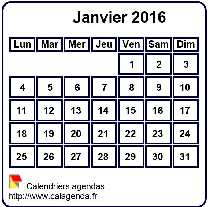 Calendrier mensuel 2016 à imprimer, fond blanc, taille mini, format poche, spécial portefeuille Calendrier mensuel 2016 à imprimer, fond blanc, taille mini, format poche, spécial portefeuille