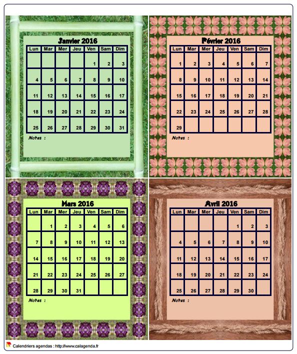 Calendrier planning agenda Calendrier planning agenda