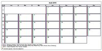 Choisissez les zones des vacances scolaires à afficher dans ce calendrier d'août 2017