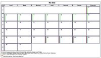 Choisissez les zones des vacances scolaires à afficher dans ce calendrier de mai