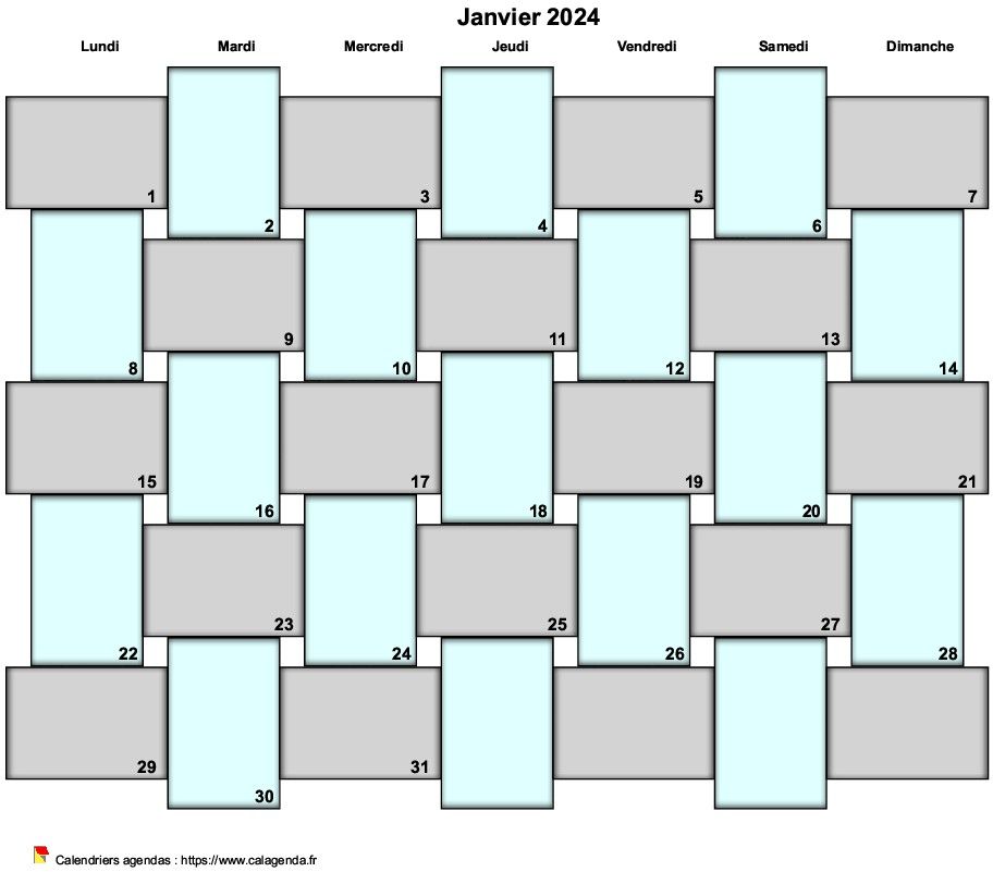 Agenda mensuel 2024 bullet journal