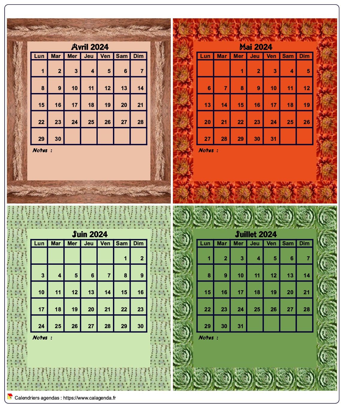 Calendrier planning agenda Calendrier planning agenda