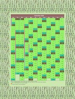 Calendrier 2026 annuel décoratif, 12 colonnes, cadre photo vert, avec les vacances scolaires