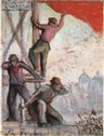 Maximilien Luce - Le Drapeau rouge ou La Bataille syndicaliste