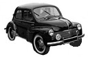 La Renault 4CV, fabriquée de 1947 à 1961